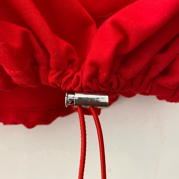 Cropped Drawstring Hoodie - Picture 3 of 5